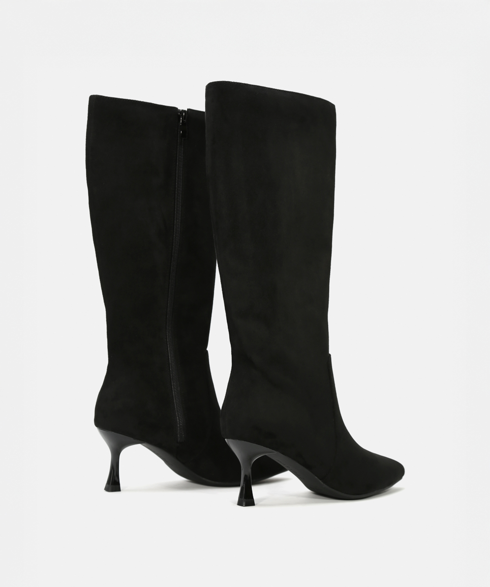 Botas altas tac&oacute;n kitten image number null